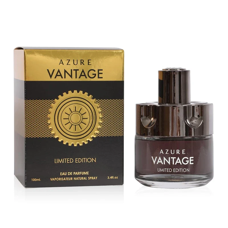 Azure Vantage Limited Edition Spray Cologne - Eau De Parfum for Men - 3.4 fl.oz