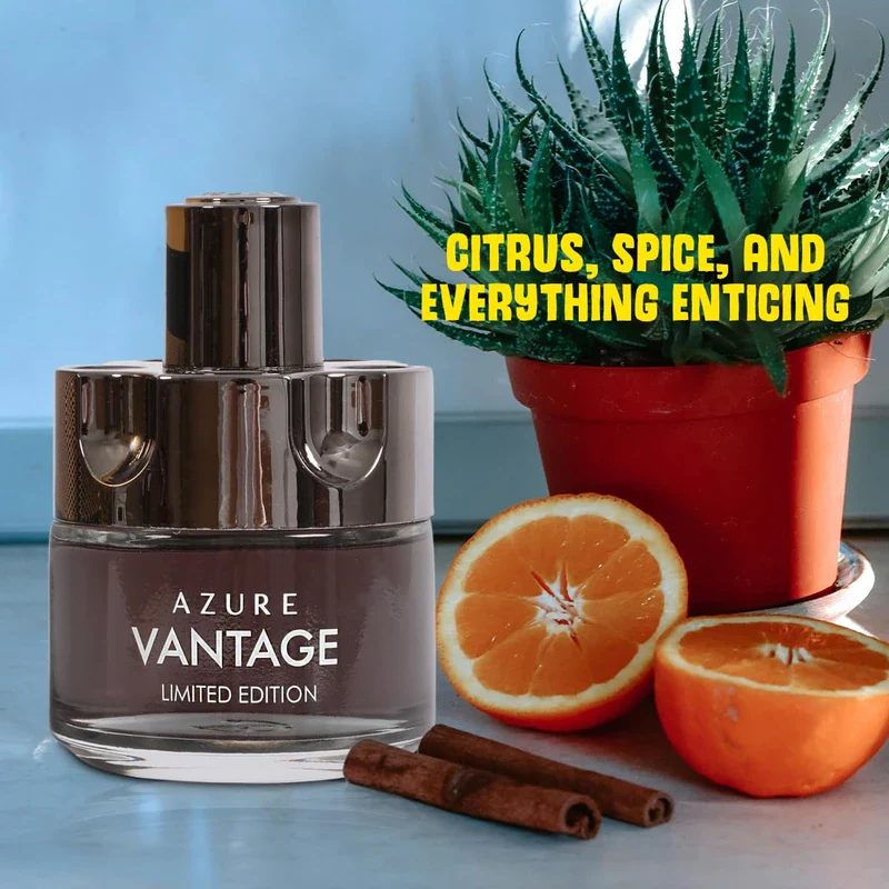 Azure Vantage Limited Edition Spray Cologne - Eau De Parfum for Men - 3.4 fl.oz - Image 5