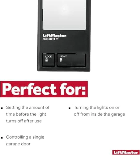 LiftMaster 78LM - Multi-Function Control Panel - Garage Door Opener with Lighting Control - Adjustable Light Timer - Wall-Mounted for Convenience - Image 6