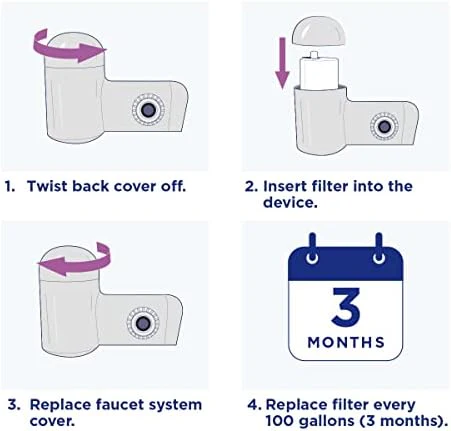 PUR PLUS Mineral Core Faucet Mount Water Filter Replacement (6 Pack) – Compatible With All PUR Faucet Filtration Systems - Image 8