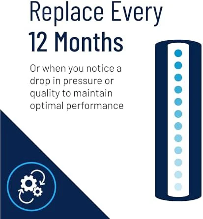 Pentair Pentek DGD-7525-20 Big Blue Water Filter, 20-Inch Whole House Sediment Filter Cartridge Replacement, Dual-Gradient Density Spun Polypropylene, 20" x 4.5", 25 Micron, Pack of 1, White - Image 4
