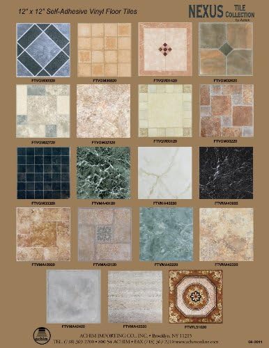 Achim Home Furnishings FTVMA40920 Nexus Vinyl Tile, Marble Black with White Vein, 20 count(pack of 1), 12 inch x 12 inch - Image 3
