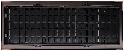 Decor Grates AJH412-RB Oriental Floor Register, 4x12 Inches, Rubbed Bronze Finish - Image 7