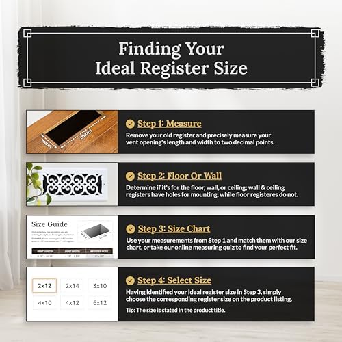 Decor Grates SPH410 Floor Register, 4x10, Polished Brass Finish - Image 3