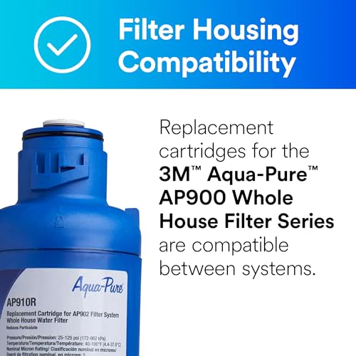 3M Aqua-Pure AP910R Whole House Sanitary Quick Change Replacement Water Filter Cartridge, for AP902 System - Image 2