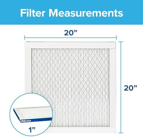 Filtrete 20x20x1 AC Furnace Air Filter, MERV 13, MPR 2200, Elite Allergen, Bacteria & Virus Filter, 3-Month Pleated 1-Inch Electrostatic Air Cleaning Filter, 2-Pack (Actual Size 19.719x19.719x0.78 in) - Image 2