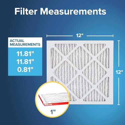 Filtrete 12x12x1 AC Furnace Air Filter, MERV 11, MPR 1000, Micro Allergen Defense, 3-Month Pleated 1-Inch Electrostatic Air Cleaning Filter, 4 Pack (Actual Size 11.81x11.81x0.81 in) - Image 2