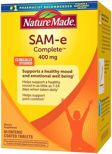 Nature Made SAM-e Complete 400 mg - 60 Enteric Coated Tablets - Image 3