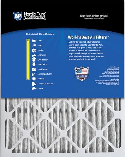 Nordic Pure 20x25x5 (19_7/8 x 24_7/8 x 4_3/8) Honeywell/Lennox Replacement MERV 10 Air Filters 2 Pack - Image 5