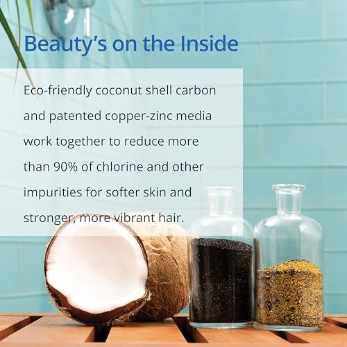Aquasana Shower Filter | Dermatologist-recommended for softer, healthier skin & hair | Proven to reduce 90% of chlorine for 6 months | High pressure | Use your own shower head | AQ-4100NSH - Image 7