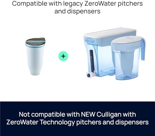 Culligan ZeroWater Official Replacement Filter - 5-Stage 0 TDS Filter Replacement - System IAPMO Certified to Reduce Lead, Chromium, and PFOA/PFOS, 4-Pack - Image 3