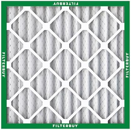 Filterbuy 24x24x2 Air Filter MERV 8 Dust Defense (4-Pack), Pleated HVAC AC Furnace Air Filters Replacement (Actual Size: 23.38 x 23.38 x 1.75 Inches) - Image 9