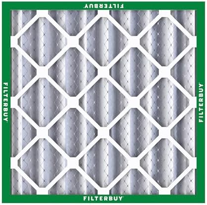 Filterbuy 24x24x4 Air Filter MERV 8 Dust Defense (6-Pack), Pleated HVAC AC Furnace Air Filters Replacement (Actual Size: 23.38 x 23.38 x 3.63 Inches) - Image 9