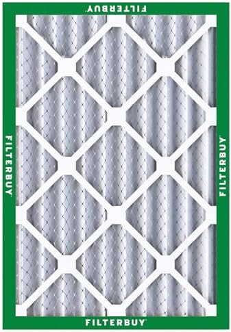 Filterbuy 16x20x4 Air Filter MERV 8 Dust Defense (2-Pack), Pleated HVAC AC Furnace Air Filters Replacement (Actual Size: 15.50 x 19.50 x 3.63 Inches) - Image 9
