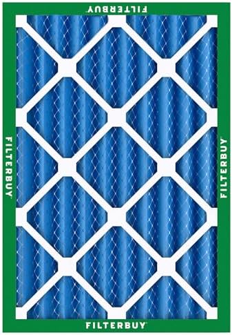 Filterbuy 20x25x4 Air Filter MERV 13 Optimal Defense (2-Pack), Pleated HVAC AC Furnace Air Filters Replacement (Actual Size: 19.50 x 24.50 x 3.63 Inches) - Image 9