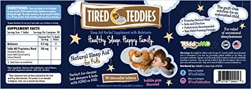Melatonin (0.3 mg) Herbal Supplement for Kids - chewable Tablets - Image 3