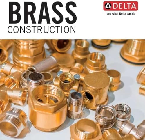 Delta Faucet U4993-CZ Wall Mounted Shower Arm and Flange, 6", Champagne Bronze - Image 3