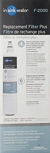 INSINKERATOR F-2000 Under Sink Water Filter Replacement Cartridge for INSINKERATOR Water Filtration System, VOCs and Lead Filter - Image 4