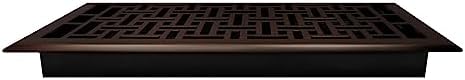 Decor Grates AJH614-RB Oriental Floor Register, 6X14 Inches, Rubbed Bronze Finish - Image 6