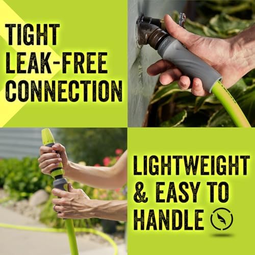 Flexzilla Garden Hose with SwivelGrip, 5/8 in. x 100 ft., Lightweight All-Weather Water Hose, Durable and Flexible, Leak-Free Connections - Image 10