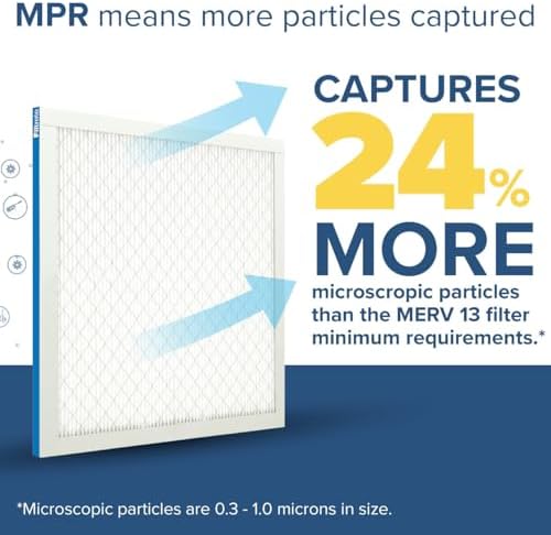 Filtrete 20x20x1 AC Furnace Air Filter, MERV 13, MPR 1900, Premium Allergen, Bacteria & Virus Filter, 3-Month Pleated 1-Inch Electrostatic Air Cleaning Filter, 2-Pack (Actual Size 19.69x19.69x0.78 in) - Image 5