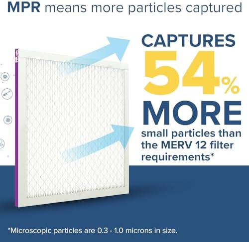 Filtrete 14x25x1 AC Furnace Air Filter, MERV 12, MPR 1500, CERTIFIED asthma & allergy friendly, 3 Month Pleated 1-Inch Electrostatic Air Cleaning Filter, 2-Pack (Actual Size 13.81x24.81x0.78 in) - Image 4