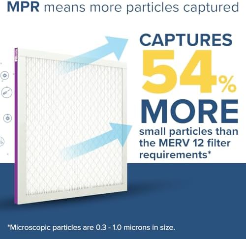 Filtrete 16x30x1 AC Furnace Air Filter, MERV 12, MPR 1500, CERTIFIED asthma & allergy friendly, 3 Month Pleated 1-Inch Electrostatic Air Cleaning Filter, 2-Pack (Actual Size 15.81x29.81x0.78 in) - Image 4