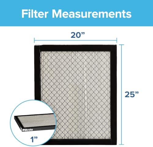 Filtrete 20x25x1 Air Filter, MPR 2800, MERV 14, Healthy Living Ultrafine Particle Reduction 3-Month Pleated 1-Inch Air Filters, 2 Filters - Image 2