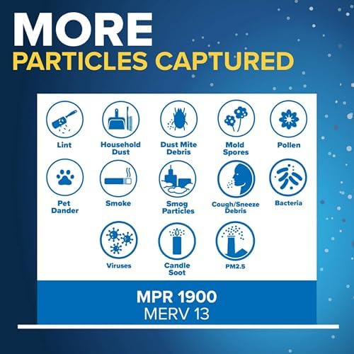 Filtrete 14x30x1 AC Furnace Air Filter, MERV 13, MPR 1900, Premium Allergen, Bacteria & Virus Filter, 3-Month Pleated 1-Inch Electrostatic Air Cleaning Filter, 2-Pack (Actual Size 13.81x29.81x0.78 in) - Image 5