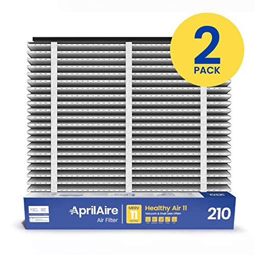 AprilAire 210 Replacement Filter for AprilAire Whole House Air Purifiers - MERV 11, Clean Air & Dust, 20x25x4 Air Filter (Pack of 2) - Image 2