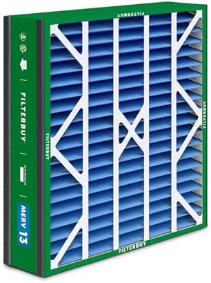 Filterbuy 20x25x5 Air Filter MERV 13 Optimal Defense (2-Pack), Pleated HVAC AC Furnace Air Filters for Trion Air Bear, Generalaire, Skuttle, and More (Actual Size: 19.63 x 24.13 x 4.88 Inches) - Image 8