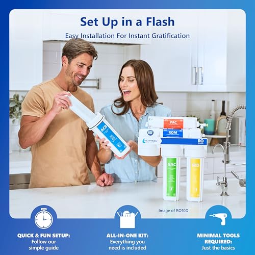 Express Water Reverse Osmosis Water Filter System, Multi-Stage Filtration, BPA Free - Image 5