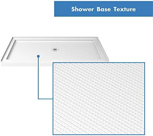 DreamLine SlimLine 32 in. D x 48 in. W x 2 3/4 in. H Center Drain Single Threshold Shower Base in White, DLT-1132480 - Image 3