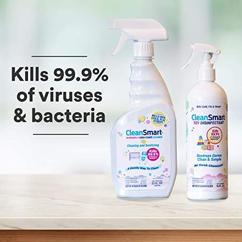 CleanSmart Toy Disinfectant Spray Kills 99.9% of Viruses and Bacteria, Rinse Free, 16 oz Bottle, (Pack of 2) - Image 3