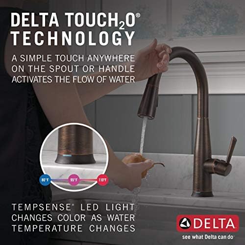 Delta 9113T-RB-DST Essa Kitchen Faucet, Touch2O, Venetian Bronze - Image 3