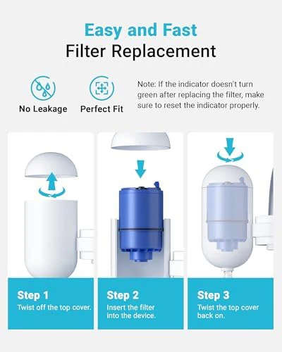 3 Pack Filter Replacement for All PUR®, PUR®PLUS Faucet Filtration Systems, Pur® RF-9999® Faucet Water Filter, NSF Certified, AQUA CREST - Image 8