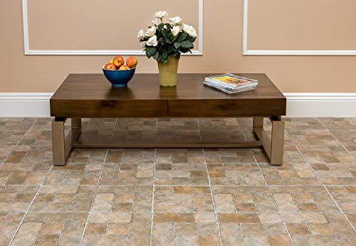 Nexus Self Adhesive 12-Inch Vinyl Floor Tiles, 20 Tiles - 12" x 12", Quartose Granite Pattern - Peel & Stick, DIY Flooring for Kitchen, Dining Room, Bedrooms & Bathrooms by Achim Home Decor - Image 9