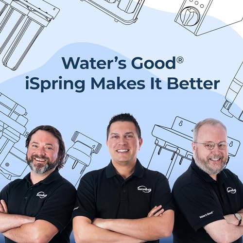 iSpring Whole House Water Filter System, Reduces Iron, Manganese, Chlorine, Sediment, Taste, and Odor, 3-Stage Iron Filter Whole House, Model: WGB32BM - Image 6