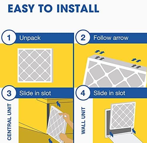 Aerostar 16x25x1 MERV 11 - 6 Count - Pleated HVAC, Furnace & Air Conditioner Filters - Removes Dust, Cold & Flu Germs, Lint, Mold, Pet Dander, Allergy-Causing Pollen, Smog & Smoke - Image 6