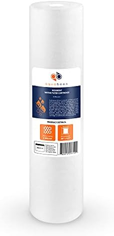 Aquaboon 5 Micron 20 x 4.5 Whole House Sediment Filter Cartridge 20 inch Water Filter Replacement Compatible with DGD-5005-20, FP25B, AP810-2, 4-Pack - Image 8