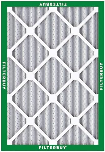 Filterbuy 20x25x2 Air Filter MERV 8 Dust Defense (12-Pack), Pleated HVAC AC Furnace Air Filters Replacement (Actual Size: 19.50 x 24.50 x 1.75 Inches) - Image 9