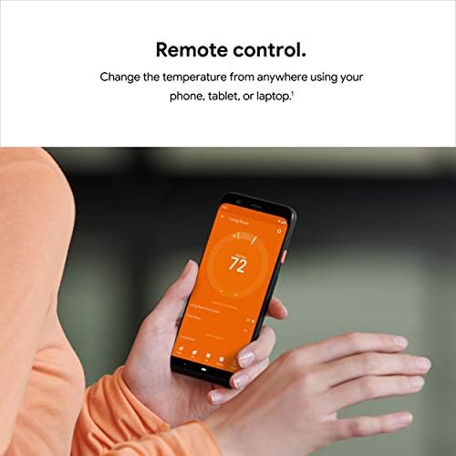 Google Nest Learning Thermostat - 3rd Gen (2015) - Programmable Smart Thermostat for Home - Works with Alexa - White - Image 8