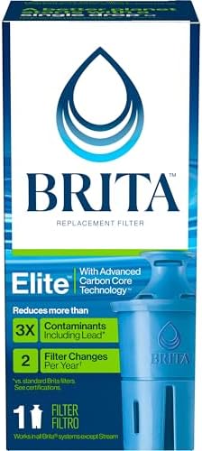 Brita Elite Water Filter Replacement for Pitchers and Dispensers, BPA-Free, Reduces 99% of Lead, Lasts Six Months or 120 Gallons, Includes 1 Pitcher Replacement Filter - Image 13