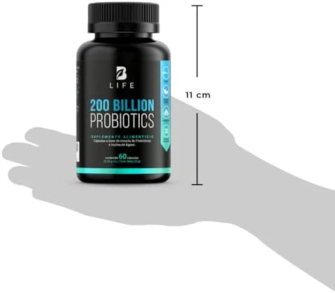 200 Billones de Probióticos 11 diferentes Cepas. 60 cápsulas de 500 mg. Cápsulas con tecnología DRcaps®. Ingredientes naturales. 200 Billion Probiotics Platinum B Life. - Image 7