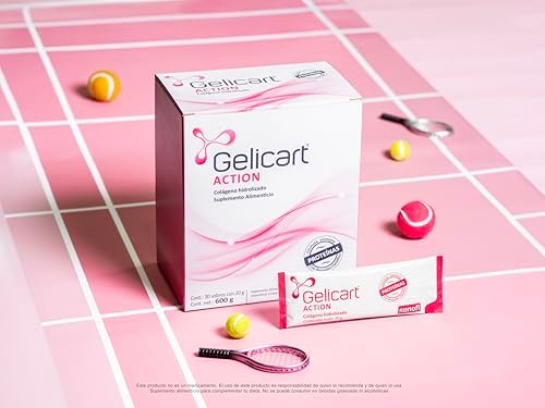 Gelicart Action Colágeno Hidrolizado 30 Sobres x 20 g. Suplemento Alimenticio en Polvo para Reconstruir. Sin Lactosa, Sin Azúcar, Sin Grasa y 100% Natural 1 Sobre al Día para Adultos Mayores a 12 Años - Image 7