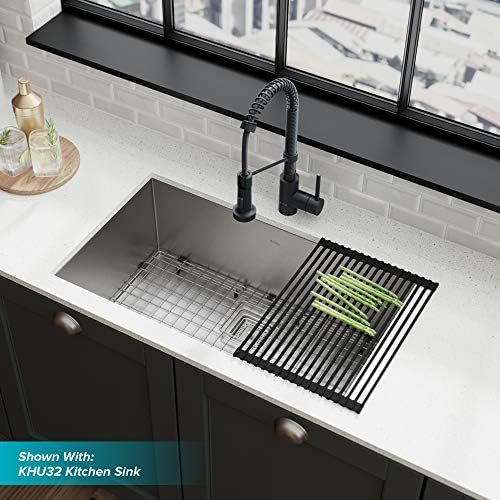 KRAUS Bolden Commercial Style 2-Function Single Handle Pull Down Kitchen Faucet in Matte Black, KPF-1610MB - Image 10