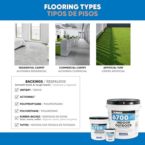 ROBERTS 6700-1 1 Gallon Indoor/Outdoor Carpet/Artificial Turf Adhesive - Image 3