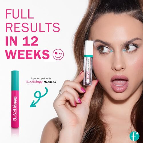 fLASH Eyelash Serum for Long, Curled Natural Lashes - Enhances & Strengthens, Safe & Effective Formula for Contact Wearers & Sensitive Eyes, 3 Month Supply - 2mL (0.07 Fl Oz) - Image 5
