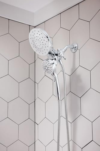 Moen Engage Chrome Magnetix 2-in-1 Combo Rain Showerhead with Detachable Handheld Shower Spray, Featuring Magnetic Docking System, 26009 - Image 9