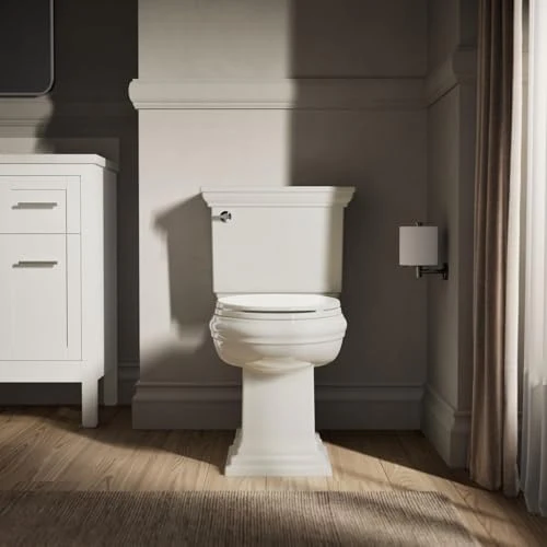 Kohler K-20110-96 Brevia Elongated Toilet Seat with Grip-Tight Bumpers, Quiet-Close Seat, Quick-Attach Hardware, Biscuit - Image 7